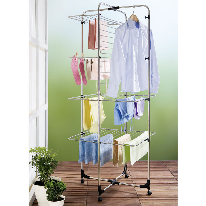 Symple Stuff 4 Tier Clothes Airer Wayfair.co.uk
